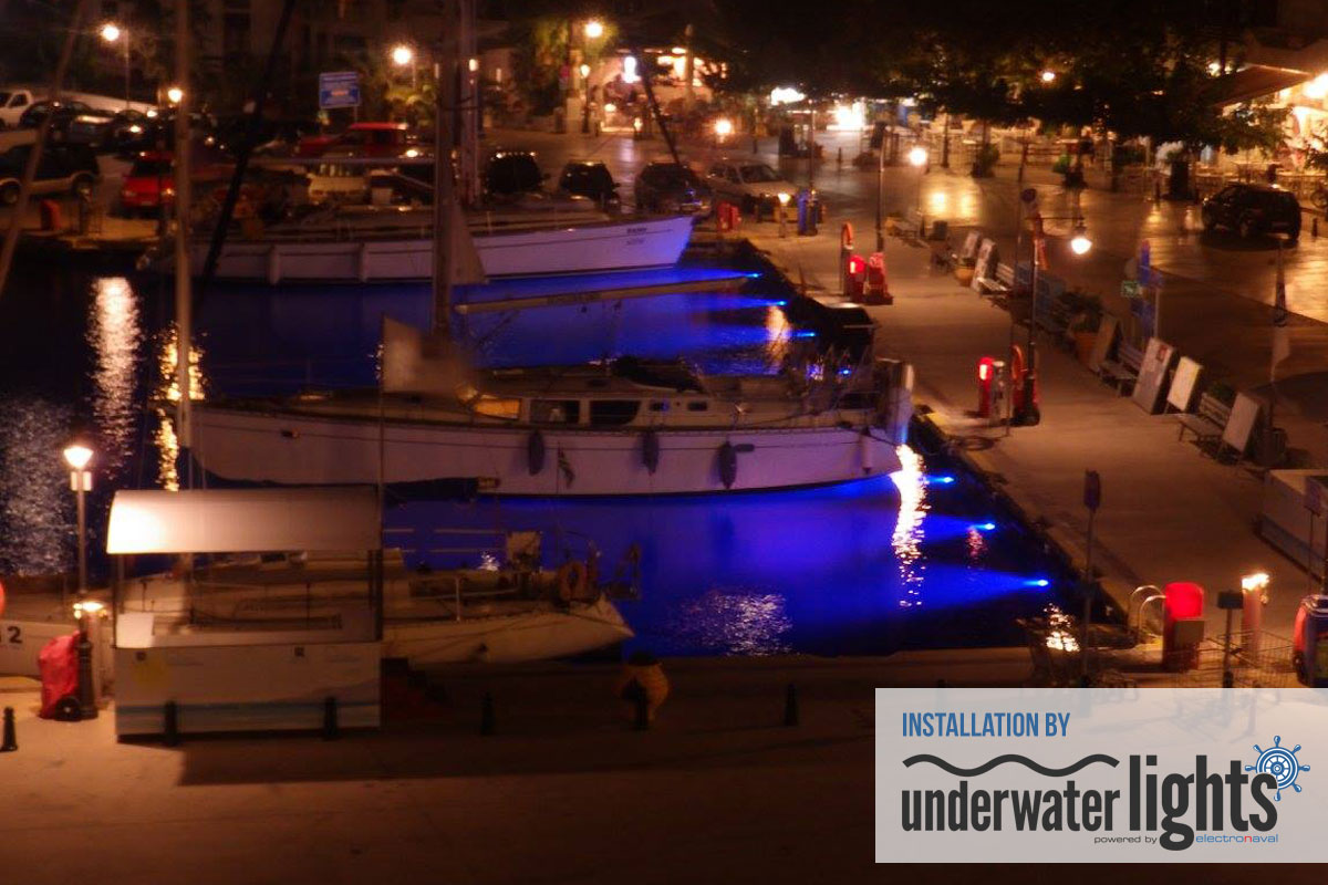 Underwater Dock Lighting Installation